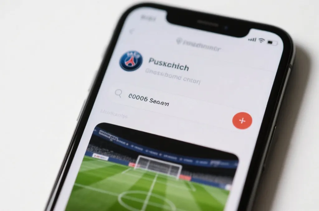 Smartphone lock screen displaying a reminder notification for an upcoming soccer match
